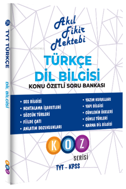 2021 Türkçe Dil Bilgisi Konu Özetli Soru Bankası