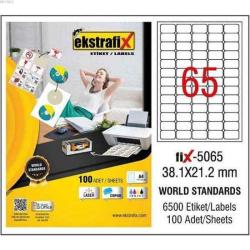 Ekstrafix Laser Etiket 38,1X21,2 Mm Fix-5065