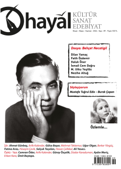 Hayal Kültür Sanat Edebiyat Dergisi Sayı 89