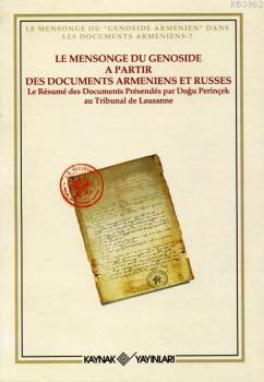Le Resume Des Documents Presendes Par Doğu Perinçek au Tribunal De Lausanne