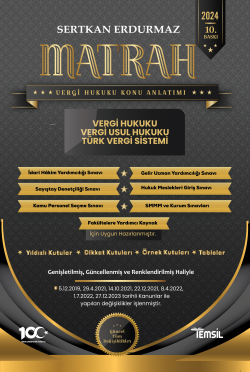 Matrah  Vergi Hukuku Konu Anlatımı Vergi Hukuku –  Vergi Usul Hukuku –  Türk Vergi Sistemi