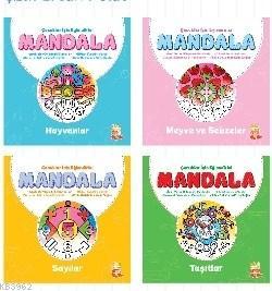 Çocuklar İçin Eğlendirici Mandala (4 Kitap) - Kolektif- | Yeni ve İkin