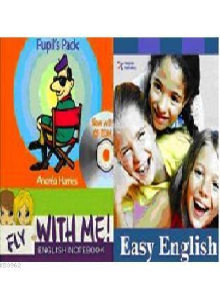 Çocuklar için Kolay İngilizce Seti 3 (4 Kitap + CD) - Kolektif | Yeni 