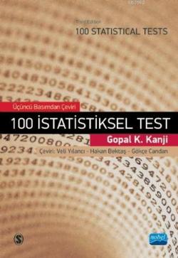 100 İstatistiksel Test - 100 Sratistic - Gopal K. Kanji | Yeni ve İkin