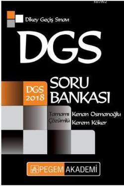 2018 DGS Tamamı Çözümlü Soru Bankası - Kenan Osmanoğlu- | Yeni ve İkin