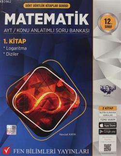 2021 12. Sınıf Dört Dörtlük Kitaplar Serisi Matematik AYT Konu Anlatım