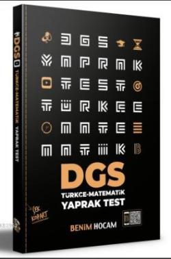 2021 DGS Türkçe - Matematik Çek Kopart Yaprak Test