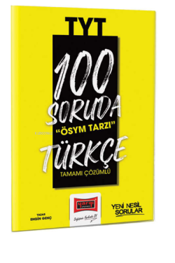 2023 100 Soruda ÖSYM Tarzı TYT Türkçe Tamamı Çözümlü Soru Bankası - En