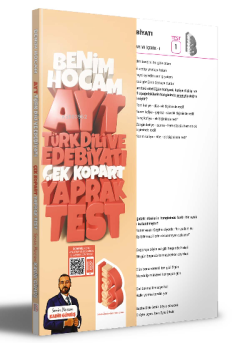 2023 AYT Türk Dili ve Edebiyatı Çek Kopar Yaprak Test