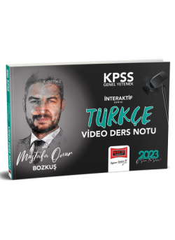 2023 KPSS Genel Yetenek İnteraktif Serisi Türkçe Video Ders Notları