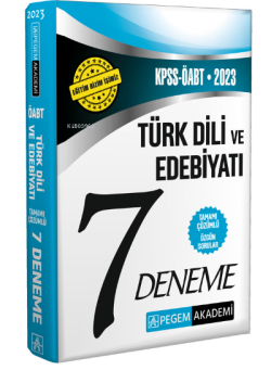 2023 KPSS ÖABT Türkdili ve Edebiyatı Öğretmenliği 7 Deneme