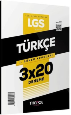 2023 LGS 1.Dönem Konuları Türkçe 3 Deneme Marka Yayınları