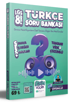 2023 LGS 8.Sınıf Türkçe SES Tamamı Video Çözümlü Soru Bankası - Haluk 