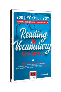 2023 YDS YÖKDİL YDT ve Okuma Kelime Temelli Tüm Sınavlar İçin Reading And Vocabulary Challenge