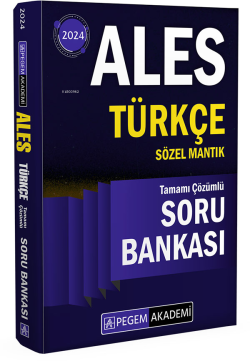 2024 Ales Türkçe Sözel Mantık Tamamı Çözümlü Soru Bankası - Kolektif |