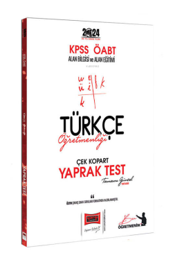 2024 KPSS ÖABT Türkçe Öğretmenliği Yaprak Test - Kolektif | Yeni ve İk