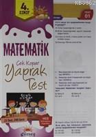4. Sınıf Matematik Çek Kopar Yaprak Test - Kolektif | Yeni ve İkinci E