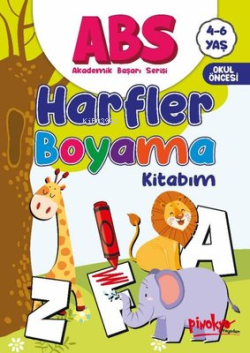 ABS Harfler Boyama Kitabım 4 - 6 Yaş