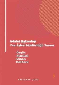 Adalet Bakanlığı Yazı İşleri Müdürlüğü Sınavı - Süleyman Çelik | Yeni 