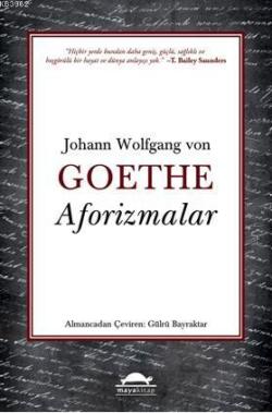 Aforizmalar - Johann Wolfgang Von Goethe | Yeni ve İkinci El Ucuz Kita