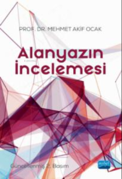 Alanyazın İncelemesi - Mehmet Akif Ocak | Yeni ve İkinci El Ucuz Kitab