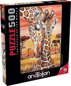 Anatolian-Puzzle 500 Zürafa Giraffe - Kolektif | Yeni ve İkinci El Ucu