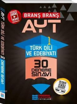 AYT Branş Branş Video Çözümlü Türk Dili ve Edebiyatı 30 Deneme Sınavı 