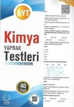 AYT Kimya Yaprak Testleri 40 Test