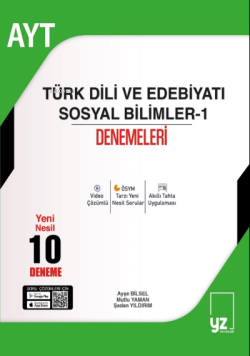AYT Türk Dili ve Edebiyatı Sosyal Bilimleri-1 ;10 Deneme - Kolektif | 