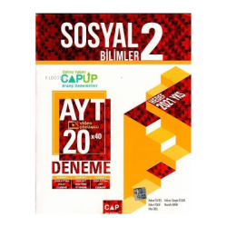 Çap Ayt Up Deneme Edebiyat Sosyal 2 (20*40) - 2021 - Kolektif | Yeni v