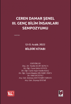Ceren Damar Şenel III. Genç Bilim İnsanları Sempozyumu (12-13 Aralık 2022 Bildiri Kitabı)