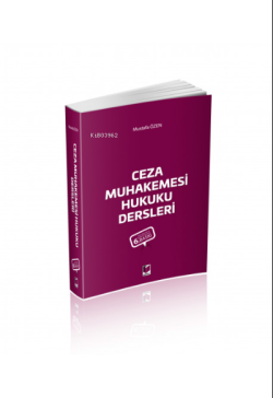 Ceza Muhakemesi Hukuku Dersleri - Mustafa Özen | Yeni ve İkinci El Ucu