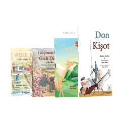 Çocuk Edebiyatına Merhaba Seti (4 Kitap) ;Rosie Joy - Göçmenlerin Gizli Dostu - Spagetti Zürafa - Don Kişot