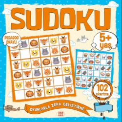 Çocuklar İçin Sudoku - Çıkartmalı (5+ Yaş) - Kolektif | Yeni ve İkinci