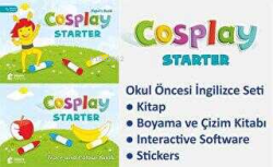 Cosplay Starter Mini Flashcards - Okul Öncesi İngilizce Mini Kelime Kartları 40 Adet