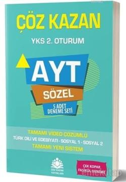Çöz Kazan Yayınları AYT Sözel 5 Adet Deneme Seti - Kolektif | Yeni ve 