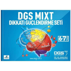 DGS MIXT Dikkati Güçlendirme Seti 6-7 Yaş - Osman Abalı | Yeni ve İkin