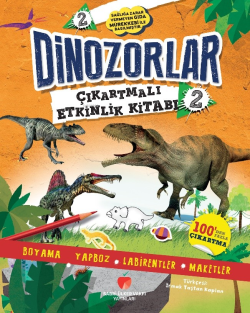 Dinozorlar Çıkartmalı Etkinlik Kitabı 2 - Penny Worms | Yeni ve İkinci