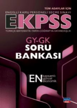 E-KPSS GY-GK Soru Bankası - Türkçe - Matematik - Tarih - Coğrafya - Va