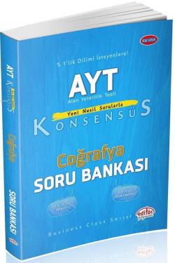 Editör Yayınları AYT Coğrafya Konsensüs Soru Bankası Editör - | Yeni v