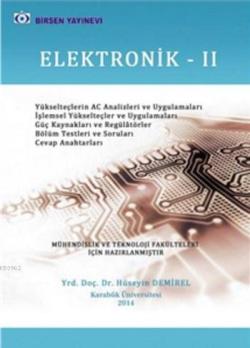 Elektronik 2; Mühendislik ve Teknoloji Fakülteleri İçin Hazırlanmıştır