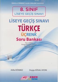 Esen Üçrenk Yayınları 8. Sınıf LGS Türkçe Soru Bankası Esen Üçrenk