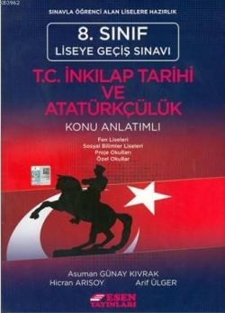 Esen Yayınları 8. Sınıf LGS T.C. İnkılap Tarihi ve Atatürkçülük Konu A