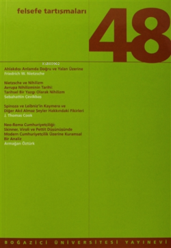Felsefe Tartışmaları Sayı: 48 A Turkish Journal of Philosophy