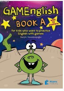 GAMEnglish Book A +12 posters; For Kids Who Want To Practice English With Games