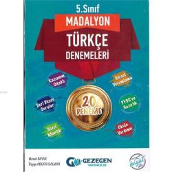 Gezegen Yayınları 5. Sınıf Türkçe Madalyon 20 Deneme - Kolektif | Yeni