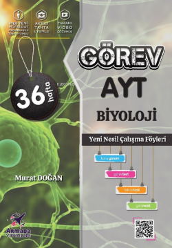 Görev AYT Biyoloji Yeni Nesil Çalışma Föyleri - Murat Doğan | Yeni ve 