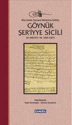 Göynük Şer'iyye Sicili (Ciltli); H. 908-912/ m. 1503-1507