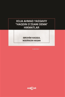 Haqdin O'zgani Dema - Nodirxon Hasan | Yeni ve İkinci El Ucuz Kitabın 