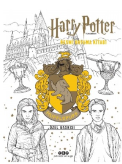 Harry Potter Filmlerinden Resmi Boyama Kitabı – Hufflepuff Özel Baskıs